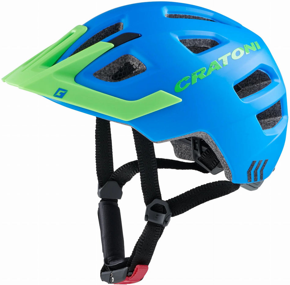 Cratoni Maxster Pro Kinder-Helm blue-green matt