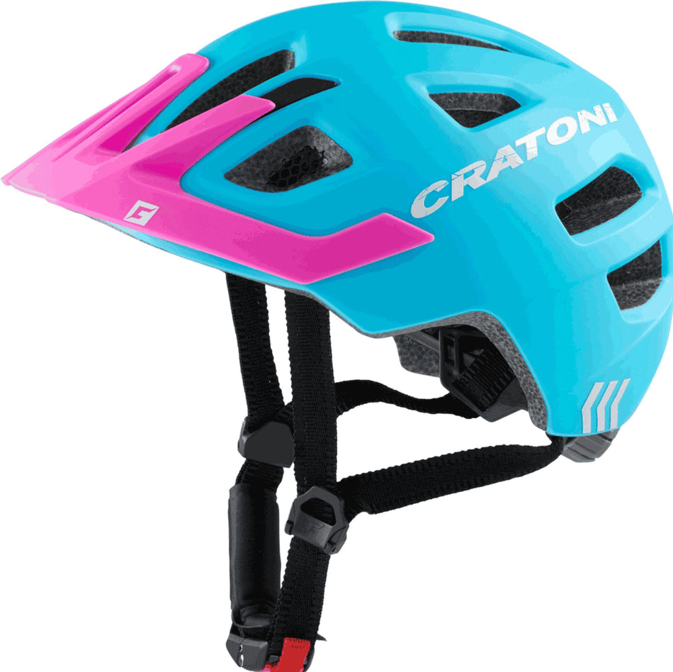 Cratoni Maxster Pro Kinder-Helm blue-pink matt