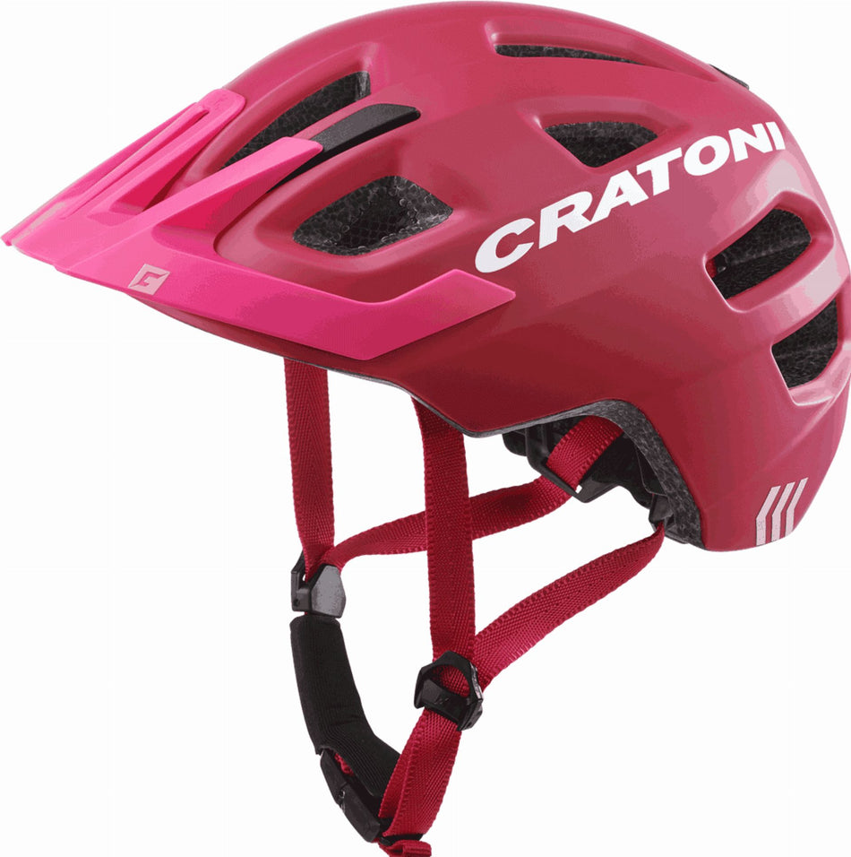 Cratoni Maxster Pro Kinder-Helm pink-rose matt