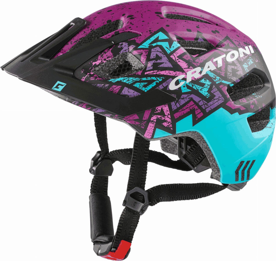 Cratoni Maxster Pro Kinder-Helm wild-purple matt S/M (51-56 cm)