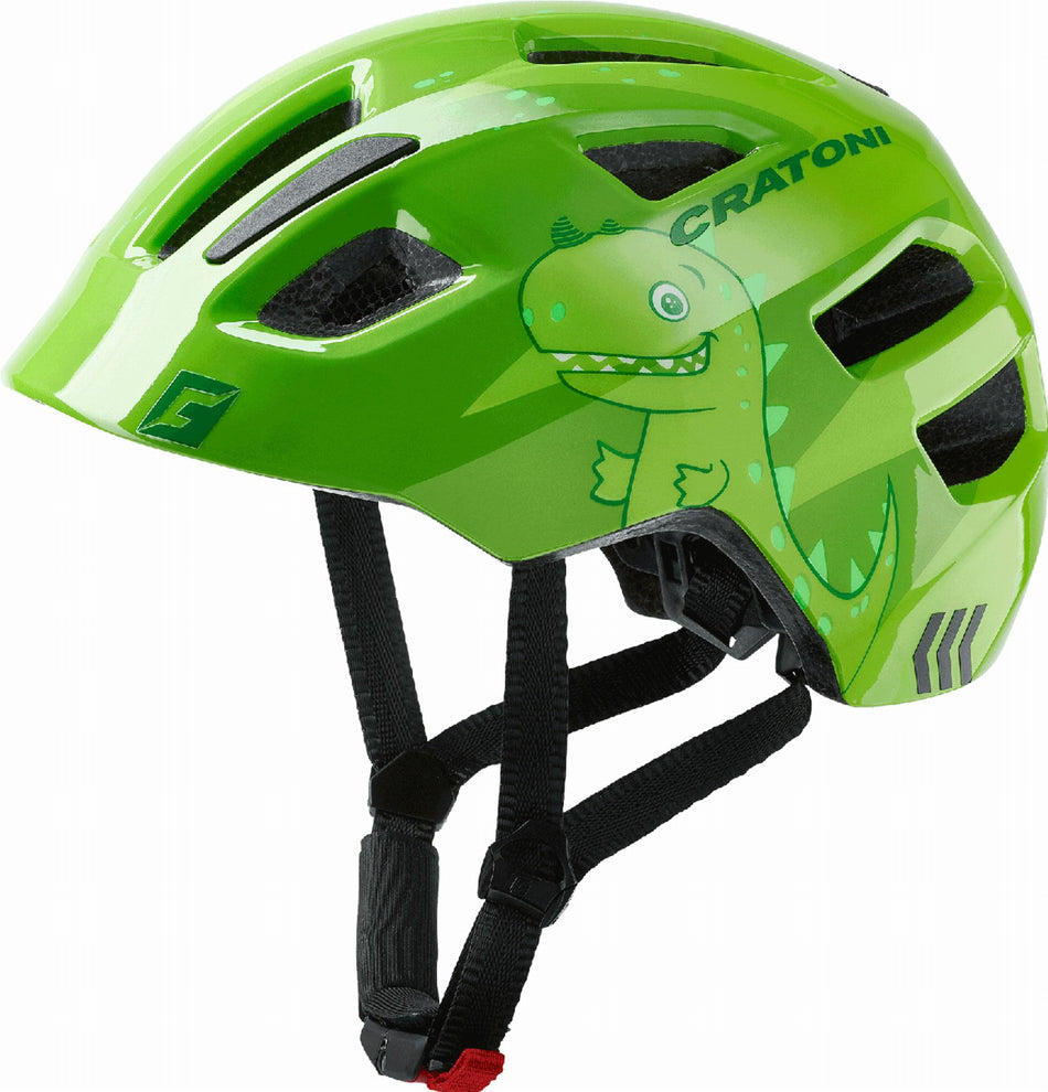 Cratoni Maxster Kinder-Helm dino green glossy