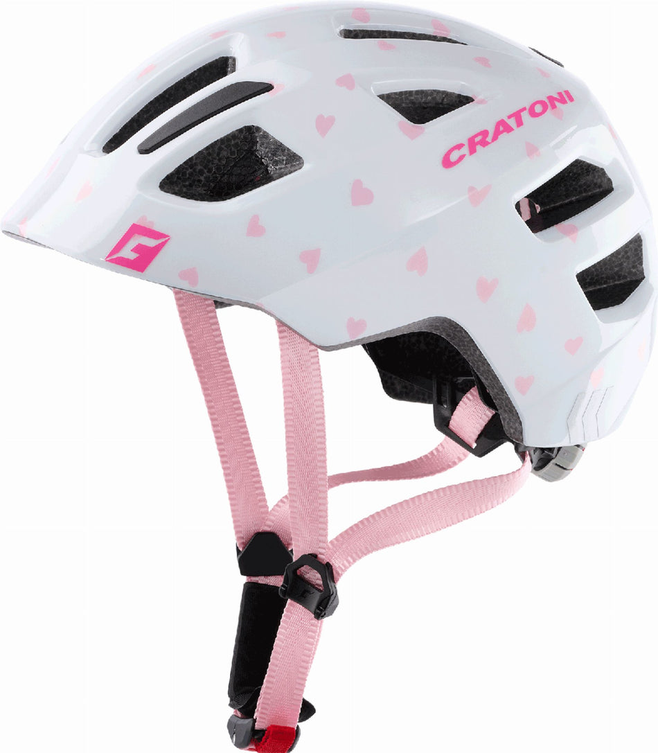 Cratoni Maxster Kinder-Helm heart rose glossy