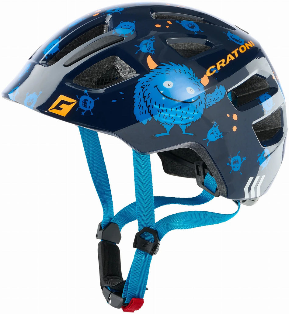 Cratoni Maxster Kinder-Helm monster blue glossy