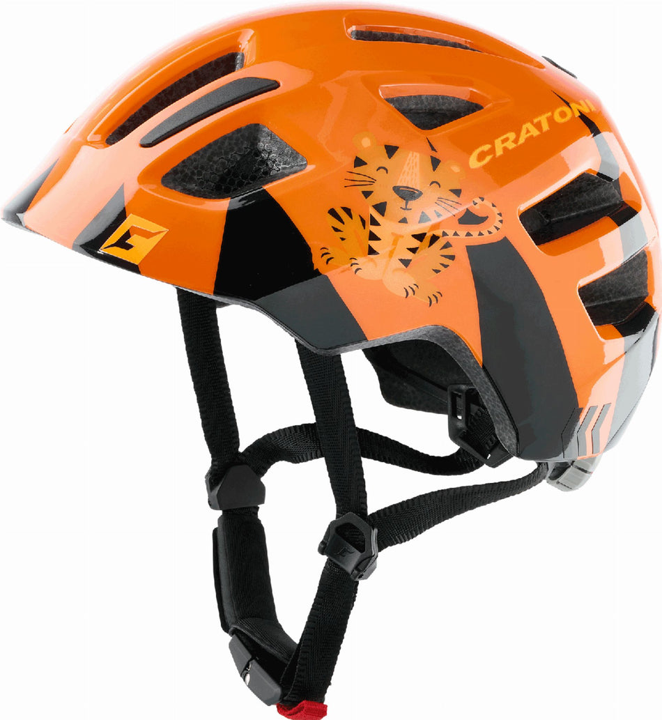 Cratoni Maxster Kinder-Helm tiger orange glossy
