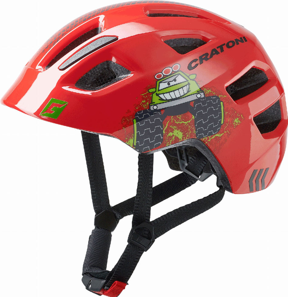 Cratoni Maxster Kinder-Helm truck red glossy