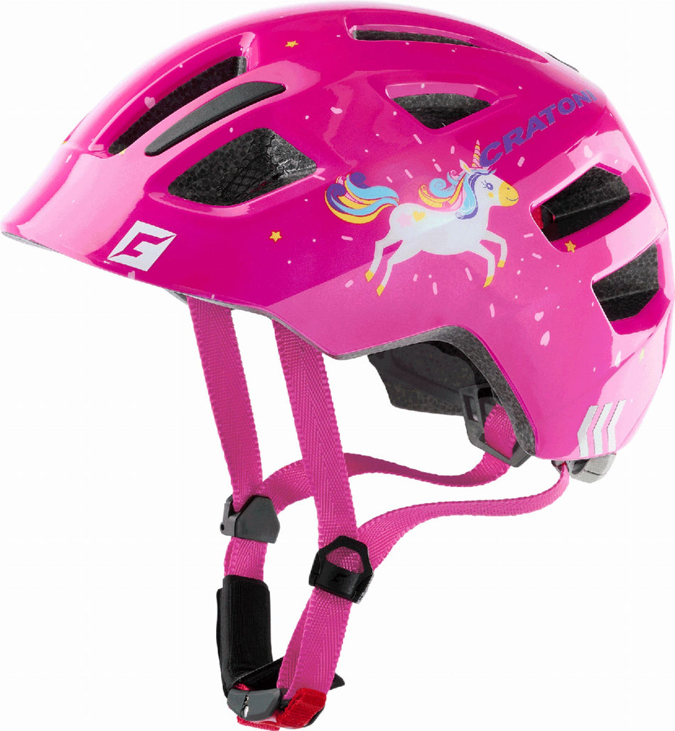 Cratoni Maxster Kinder-Helm unicorn pink glossy