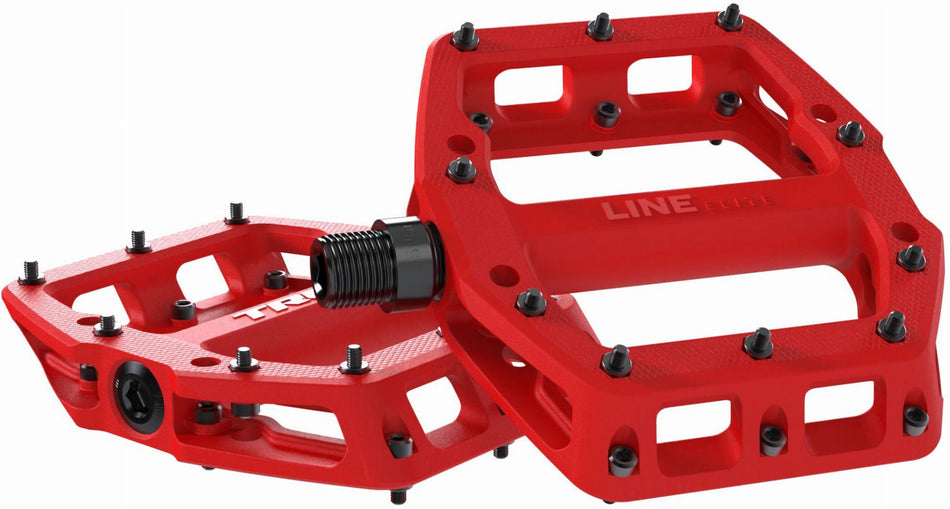 Trek Line Elite Plattformpedalset radioactive red 9/16" (15 mm)