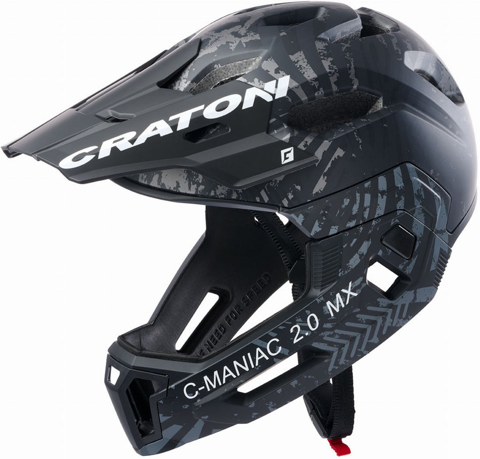 Cratoni C-Maniac 2.0 MX Enduro-Helm black-anthracite matt