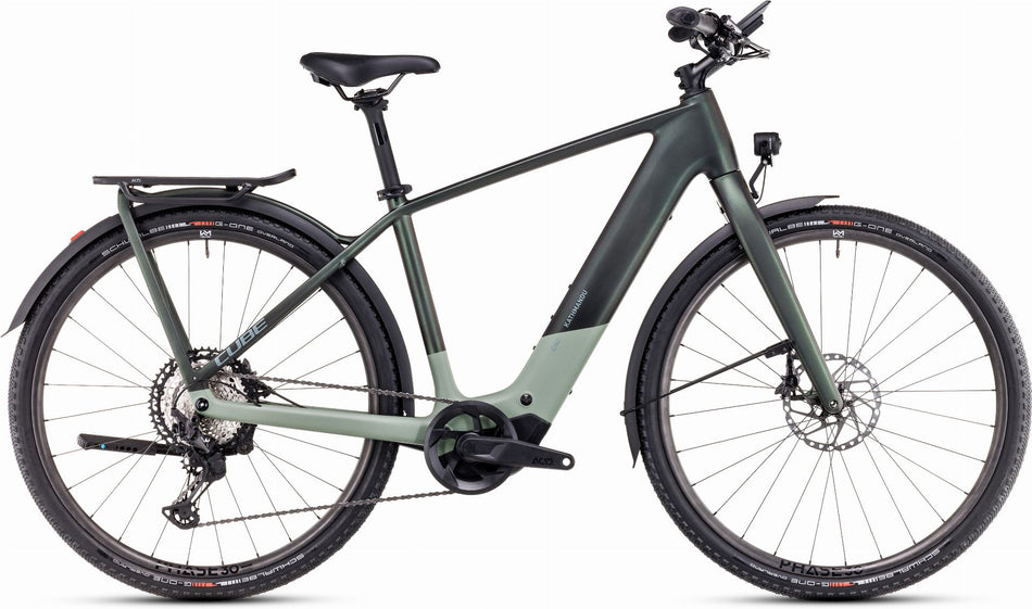Cube Kathmandu Hybrid C:62 SLT 400 Wh E-Bike Diamant 28" stellar´n´origanogreen