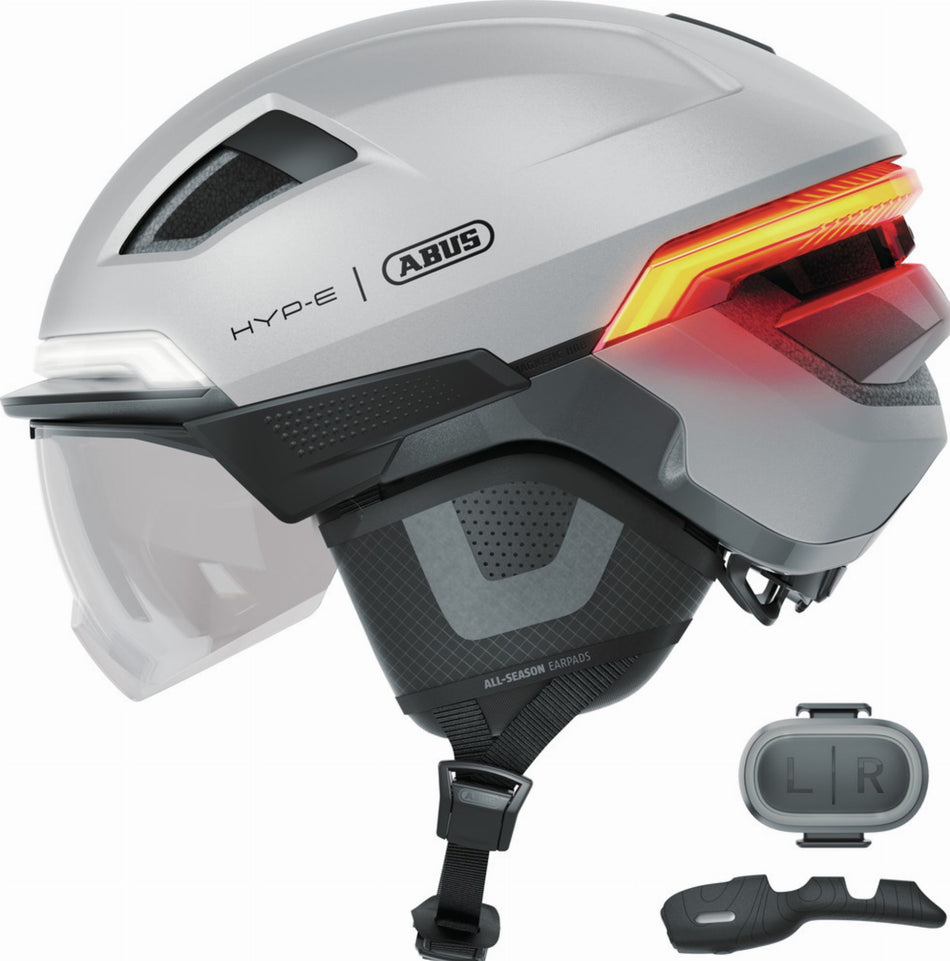 Abus Hyp-E BL.Ace Helm gleam silver