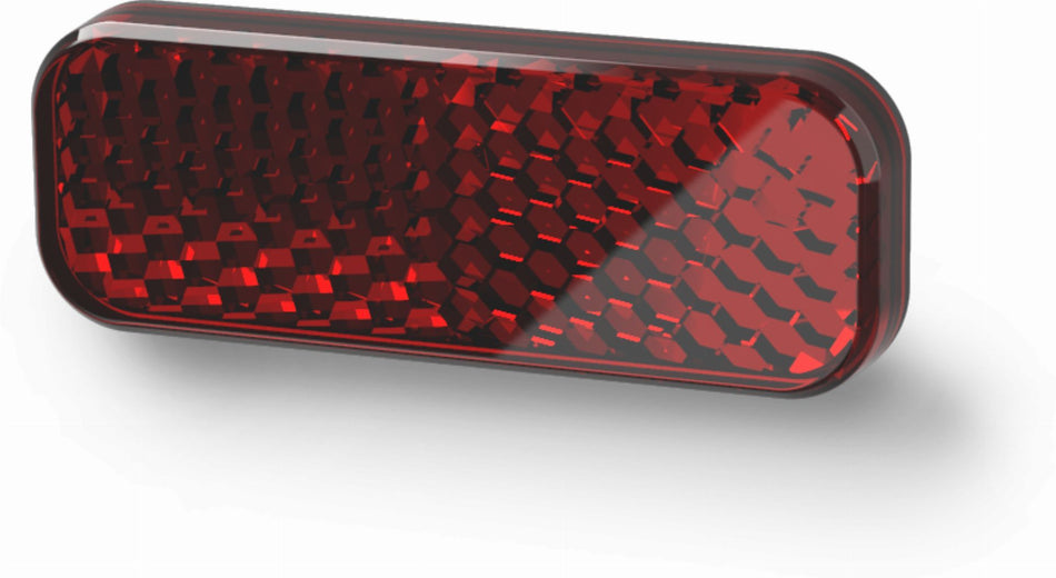 Acid Sattelstützen Rückstrahler/Reflektor red