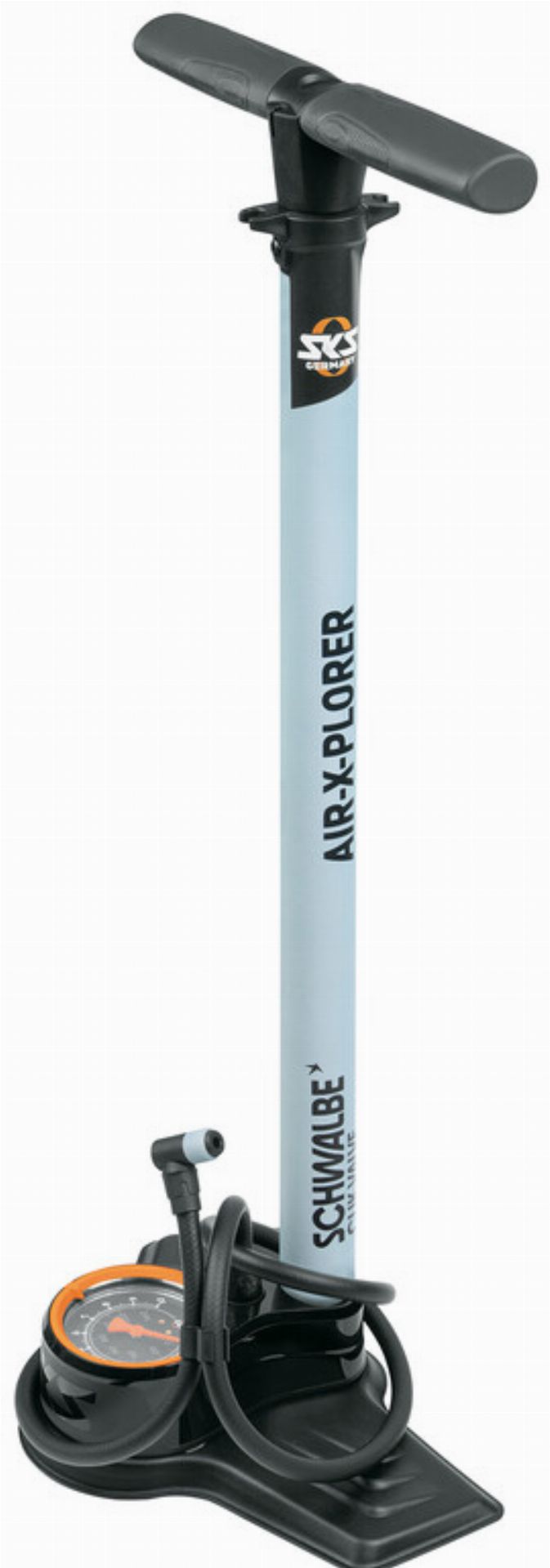 SKS GERMANY Air-X-Plorer Clik Valve 10.0 Standpumpe sky blue
