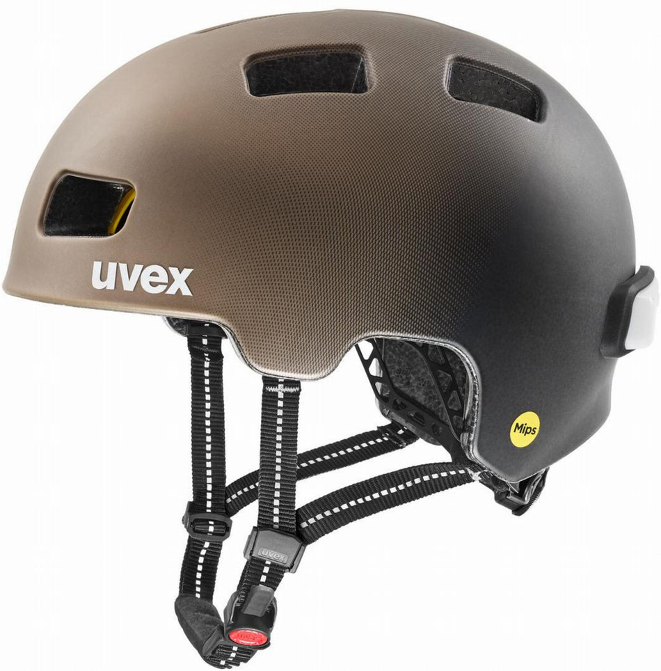 Uvex City 4 Mips Helm hazel-black matt
