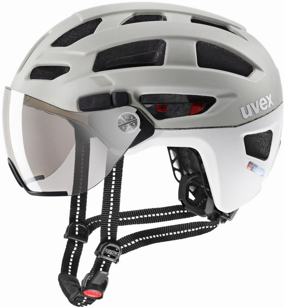 Uvex Finale Visor Helm sand-white matt