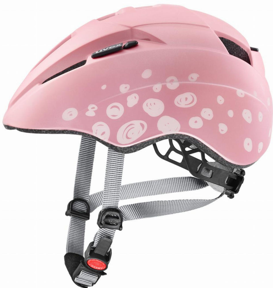 Uvex Kid 2 CC Kinder-Helm pink polka dots matt