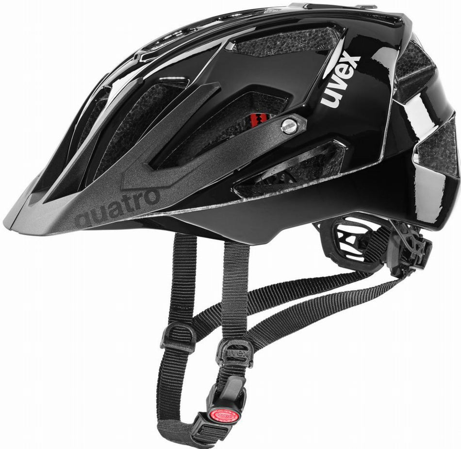 Uvex Quatro MTB-Helm all black