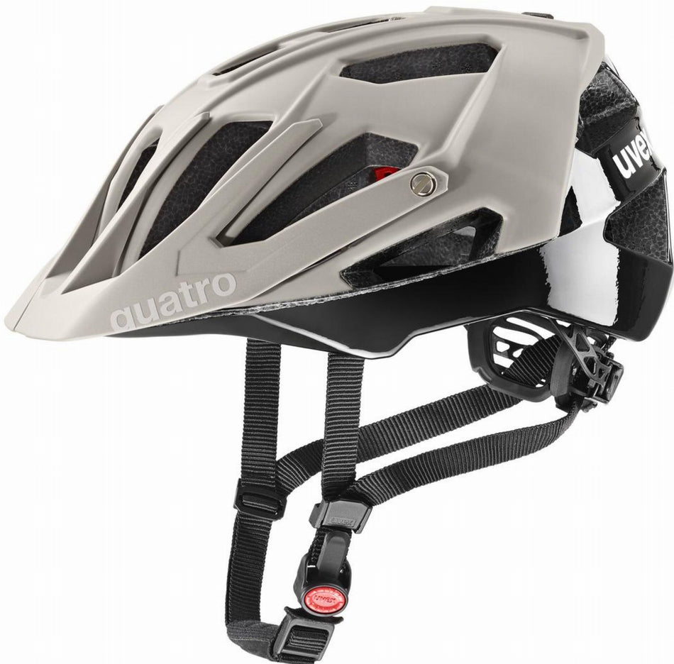 Uvex Quatro CC MTB-Helm oak brown-black matt