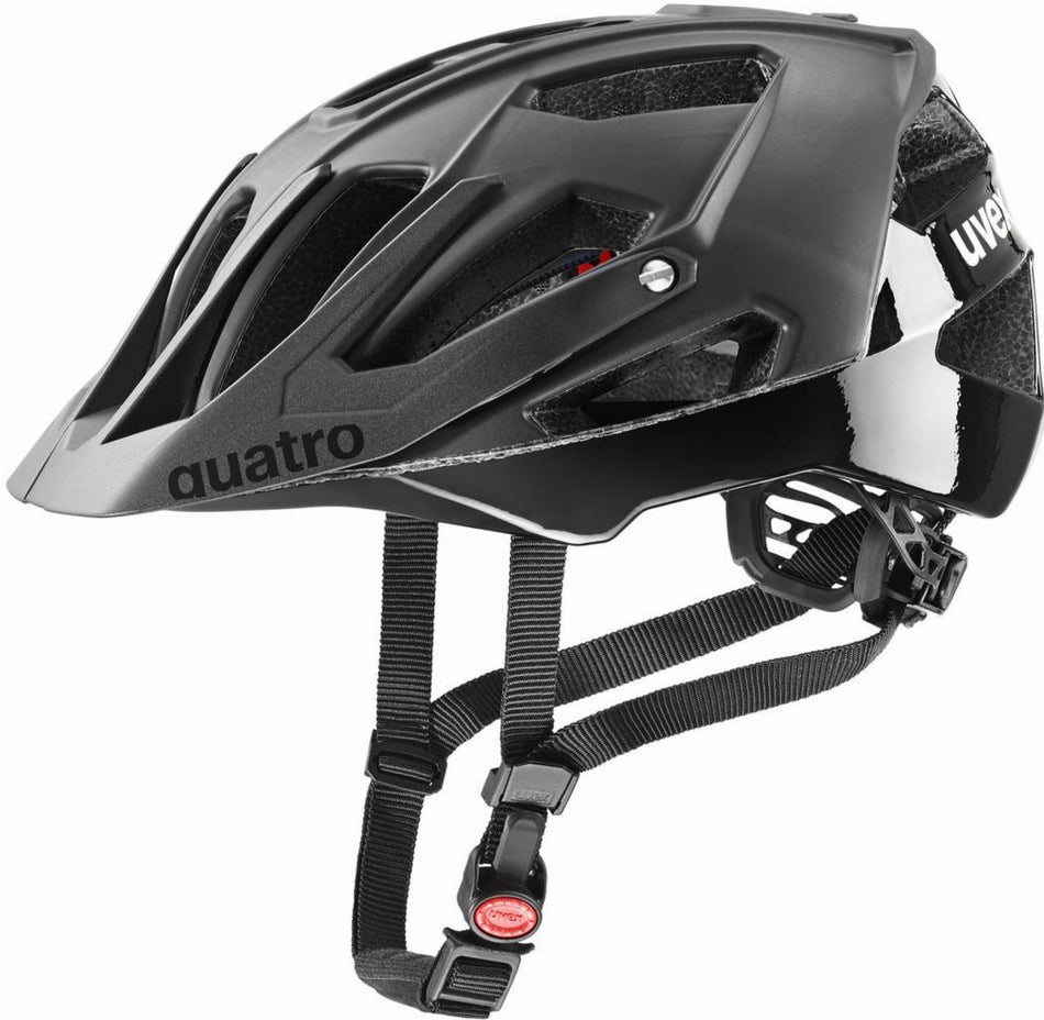 Uvex Quatro CC MTB-Helm all black matt