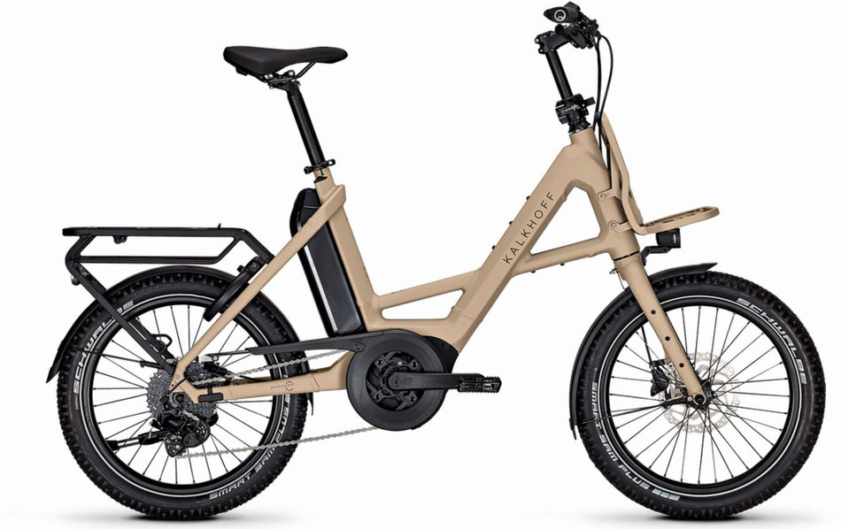 Kalkhoff Entice C.B Excite+ 545 Wh E-Kompaktrad 20" sandstone matt one size/48 cm