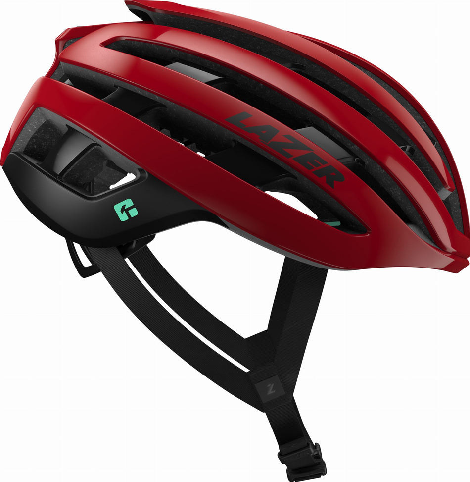 Lazer Z1 KinetiCore Rennrad-Helm metallic red
