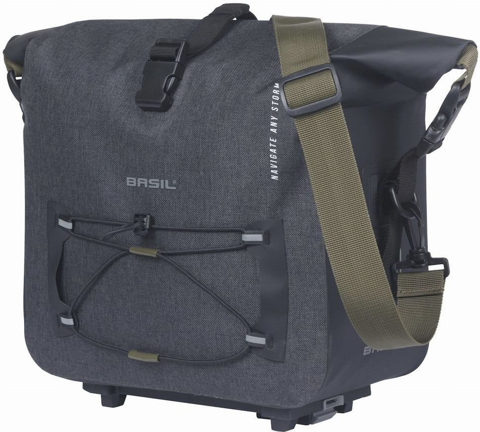 Basil Navigator Storm MIK 2.0 Gepäckträgertasche schwarz 13 L