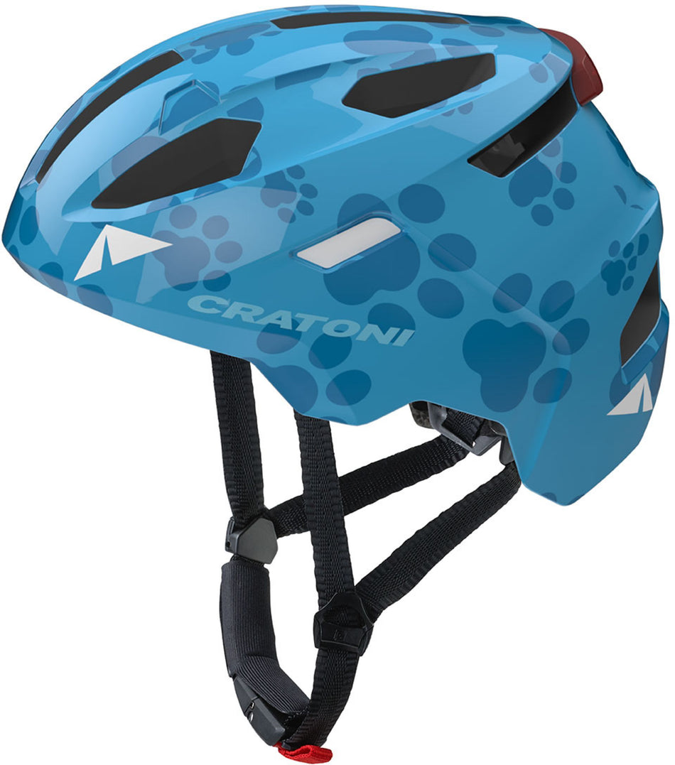 Cratoni FunCat Kinder-Helm paw blue glossy S/M (49-56 cm)