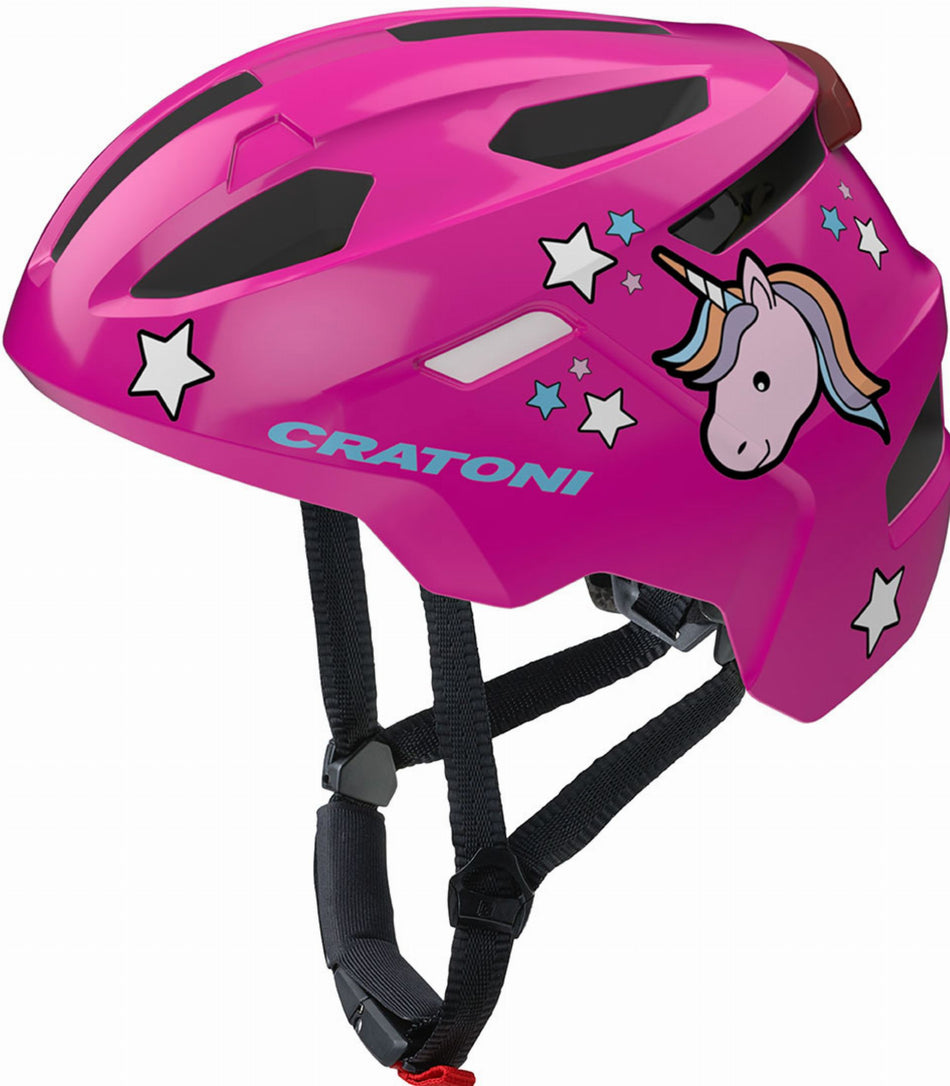 Cratoni FunCat Kinder-Helm unicorn pink glossy S/M (49-56 cm)