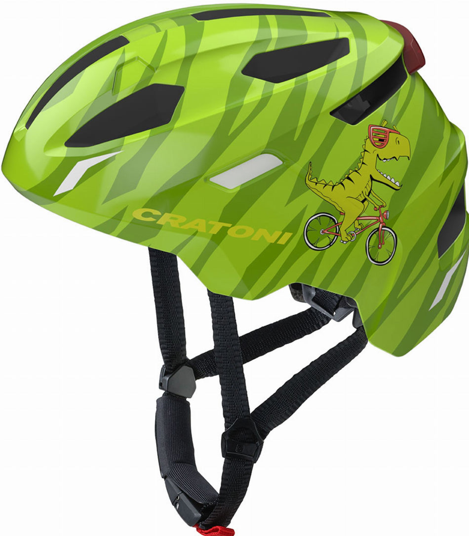 Cratoni FunCat Kinder-Helm velodino green glossy S/M (49-56 cm)