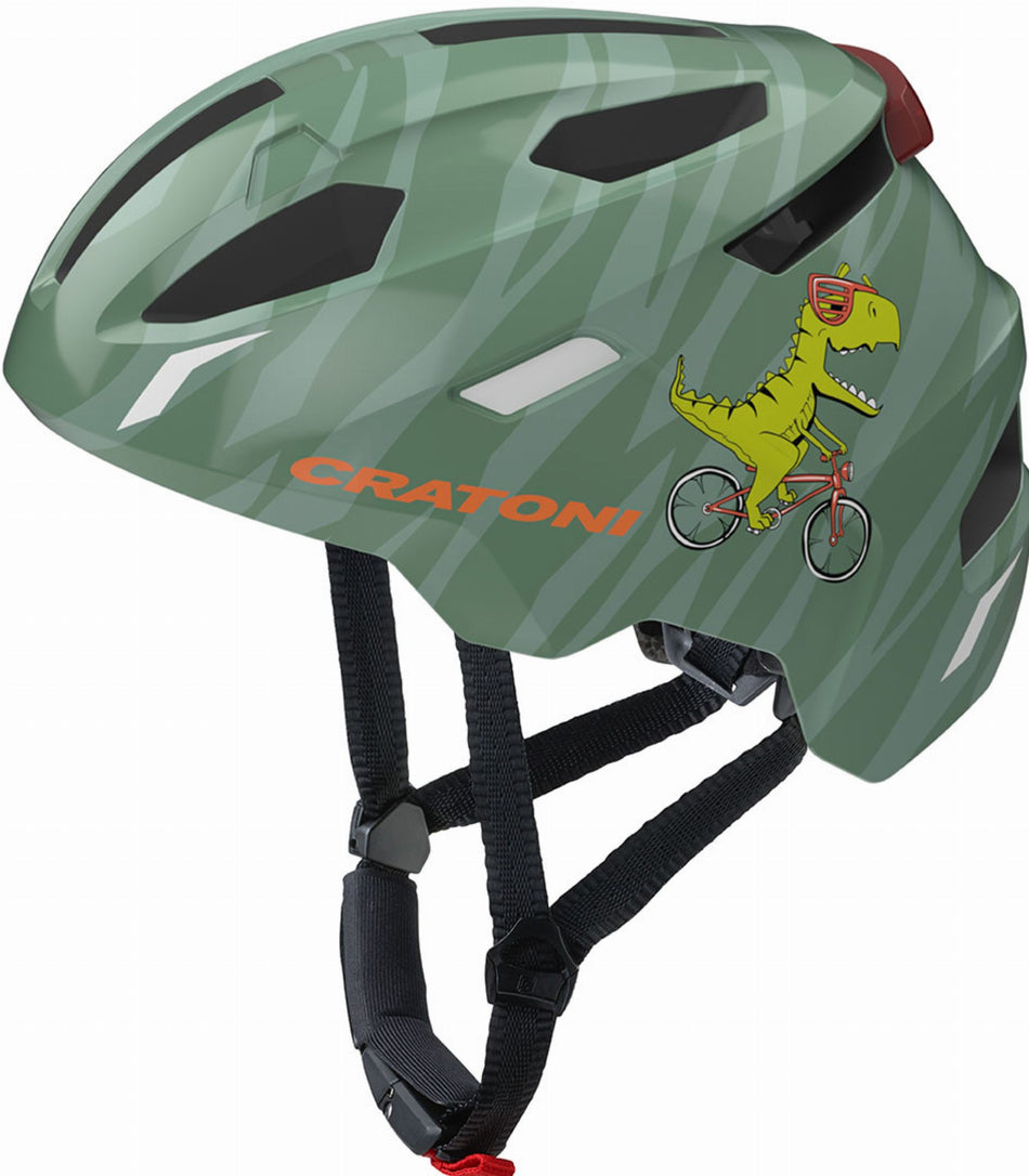 Cratoni FunCat Kinder-Helm velodino sage glossy S/M (49-56 cm)