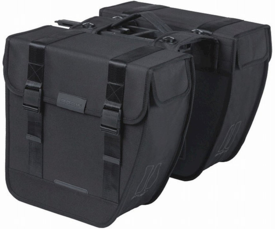 Basil Tour MIK 2.0 Doppeltasche schwarz 28 L