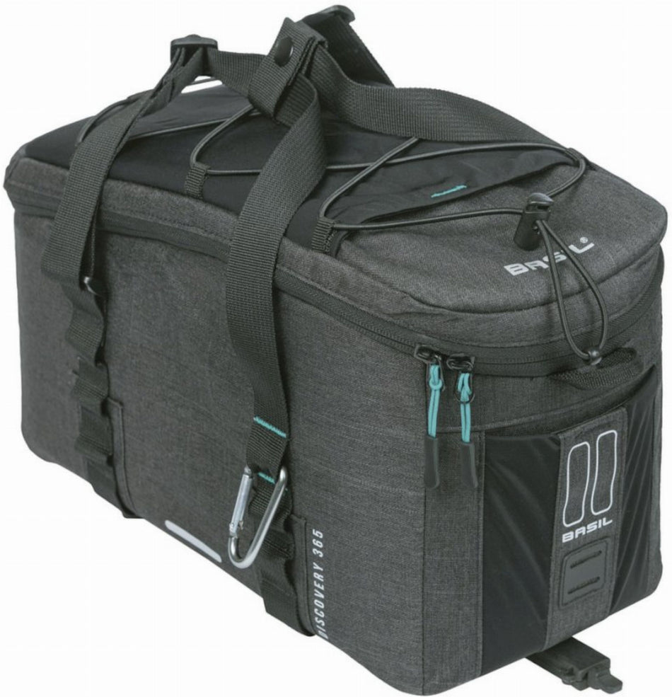 Basil Discovery 365D MIK 2.0 Gepäckträgertasche schwarz 9 L