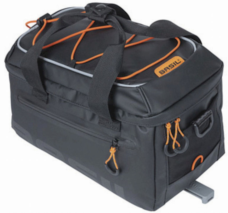Basil Miles Tarpaulin MIK 2.0 Gepäckträgertasche schwarz/orange 7 L