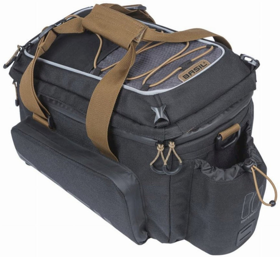 Basil Miles Trunkbag XL Pro MIK 2.0 Gepäckträgertasche schwarz/grau 9 L - 36 L