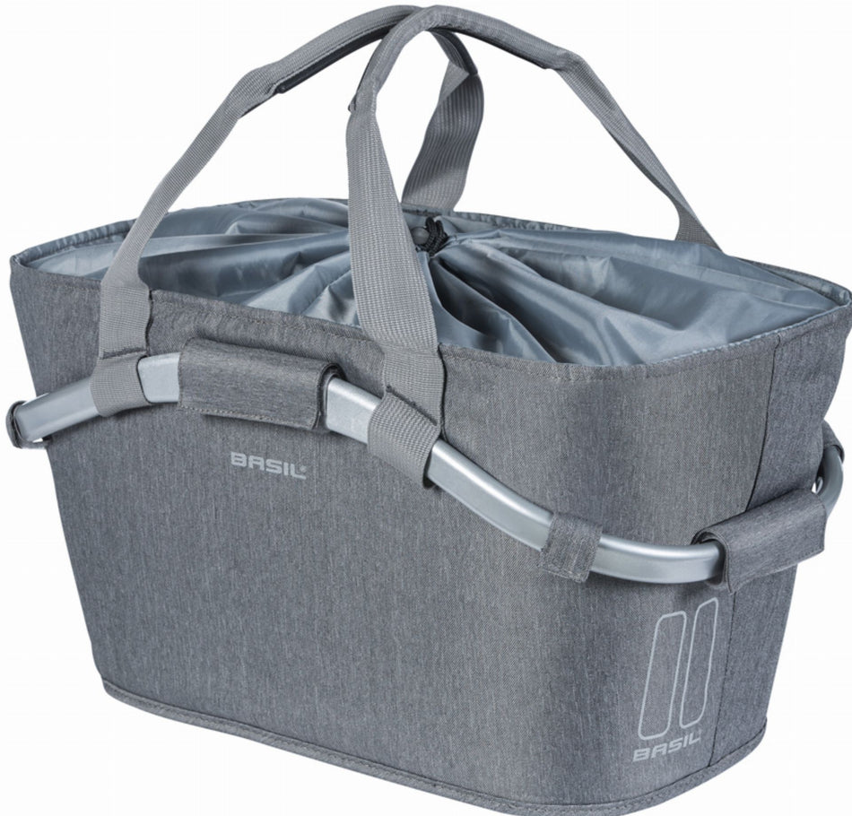 Basil Carry All 2Day MIK 2.0 Gepäckträgerkorb grau 22 L