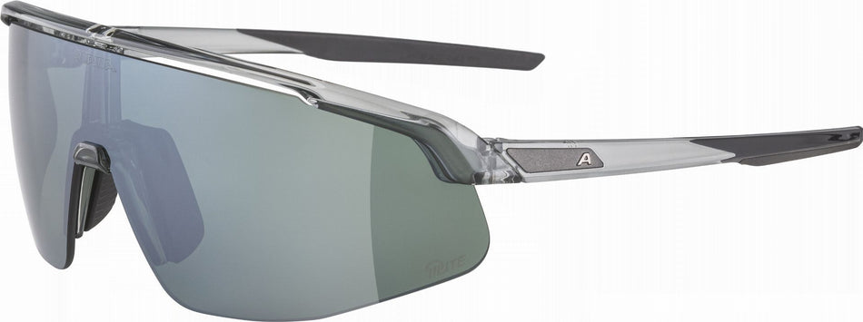 Alpina Turbo Pro Q-Lite Sportbrille grey transparent/mirror silver one size