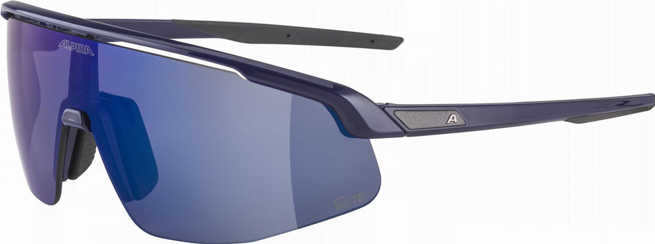Alpina Turbo Pro Q-Lite Sportbrille miracle-blue matt/mirror blue one size