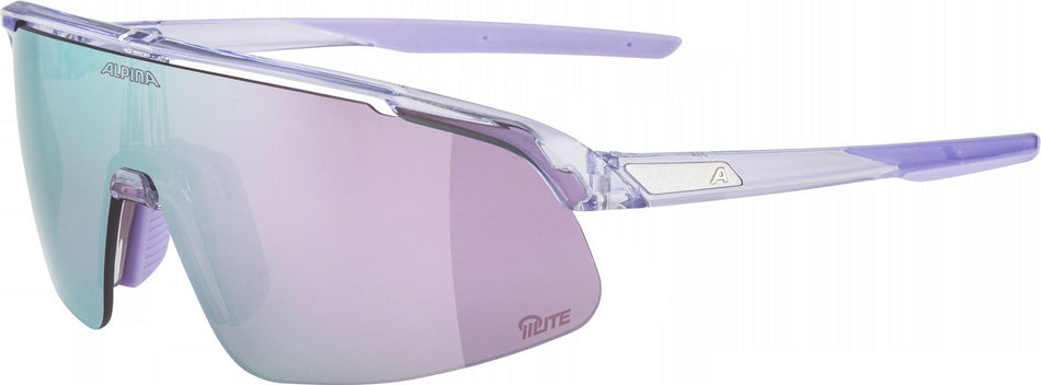 Alpina Turbo Pro S Q-Lite Sportbrille lilac gloss/mirror purple one size