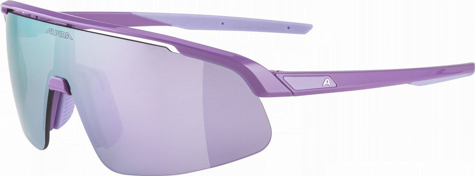 Alpina Turbo Pro Youth Jugendbrille berry gloss/mirror purple one size