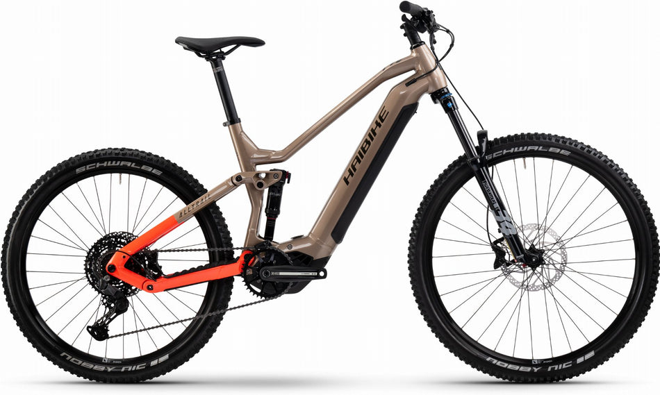 Haibike AllTrail 3 720 Wh E-Bike Fully 29"/27,5" caramel/orange/black glänzend
