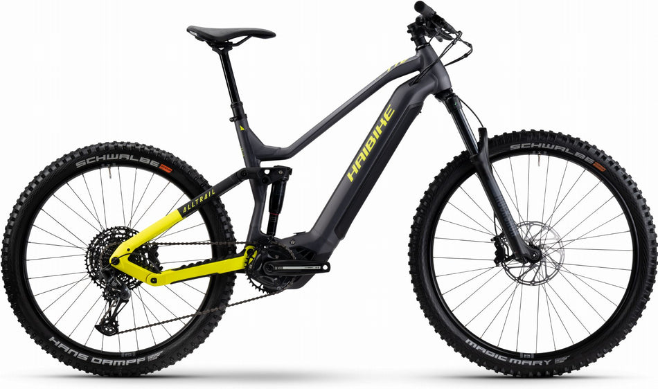Haibike AllTrail 9 720 Wh E-Bike Fully 29"/27,5" titan/lime/black matt