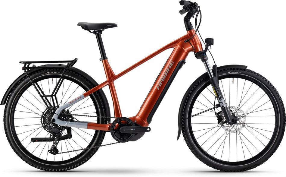 Haibike Trekking 4 720 Wh E-Bike Diamant 27,5" orange/silver glänzend