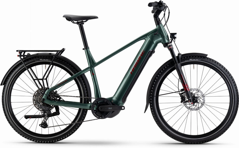 Haibike Trekking 5 720 Wh E-Bike Diamant 27,5" olive/red glänzend