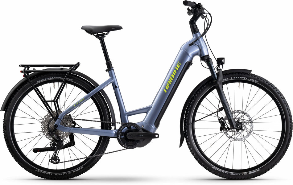 Haibike Trekking 7.5 720 Wh E-Bike Wave 27,5" blue slate/yellow glänzend