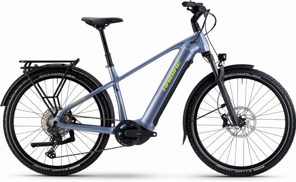 Haibike Trekking 7.5 720 Wh E-Bike Diamant 27,5" blue slate/yellow glänzend