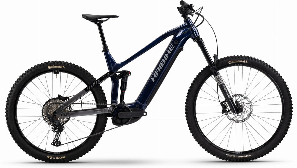 Haibike AllMtn 6 800 Wh E-Bike Fully 29" ocean black/grey glänzend