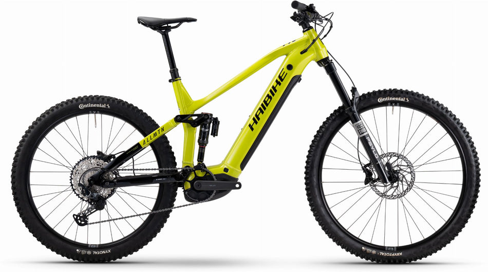Haibike AllMtn 6 800 Wh E-Bike Fully 29" nebular lime/black glänzend