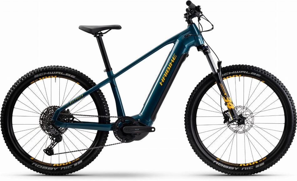 Haibike AllTrack 6 720 Wh E-Bike Hardtail Diamant 27,5" ocean/orange/black glänzend