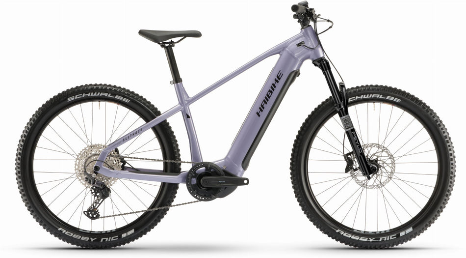 Haibike AllTrack 7 720 Wh E-Bike Hardtail Diamant 27,5" lavender/black matt