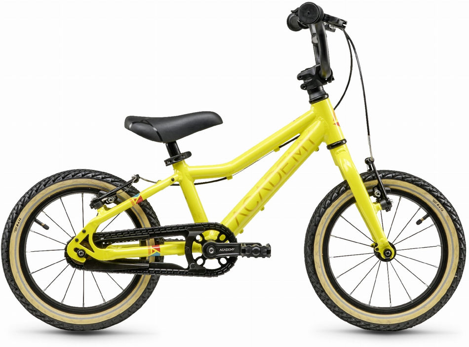 Academy Grade 2 Kinderrad Diamant Knick 14" yellow