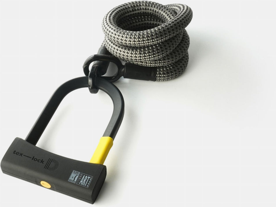 tex-lock eyelet Textilschloss mit Ösen inkl. D-lock Bundle Bügelschloss